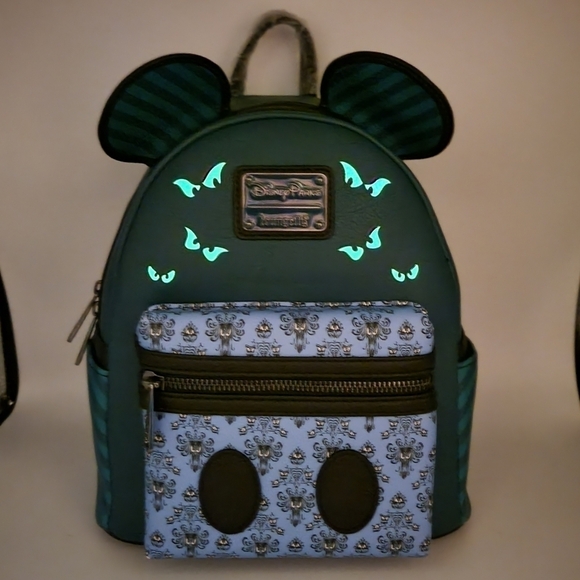 Loungefly Haunted Mansion Mickey Mouse: The Main Attraction Backpack - Picture 11 of 12